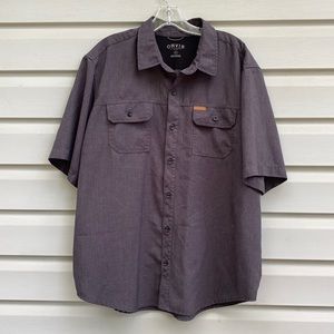 Orvis Dark Grey Light Weight Button Down Shirt